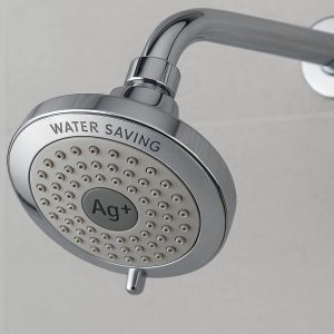 1 Water-Saving Low-Flow Shower Head with Silver Ion Technology
