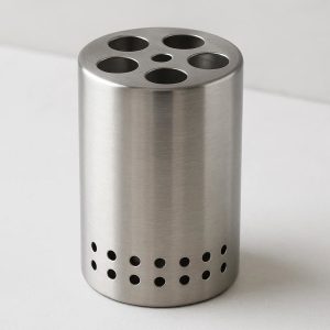 25 Stainless Steel Toothbrush Holder with Drainage Holes