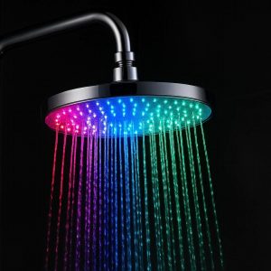 5 LED Shower Head with Chromotherapy Lighting